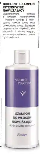 Sekret Urody Szampon do włosów nawilżający Vianek Essence oferta