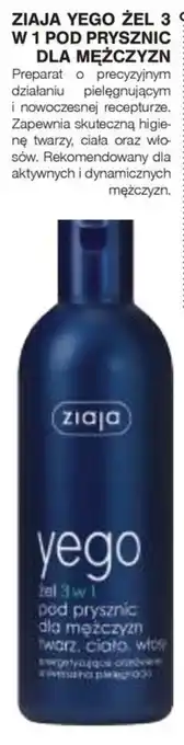 Ziaja Yego Żel 3w1 pod prysznic dla mężczyzn