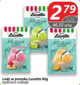 Społem Lody w proszku Lucatto oferta