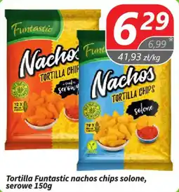 Społem Tortilla Funtastic nachos chips solone oferta