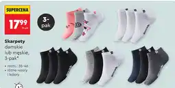 Biedronka Skarpety damskie lub męskie oferta