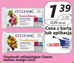 Społem Chusteczki odświeżające Cleanic oferta