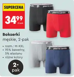 Biedronka Bokserki męskie pierre cardin oferta