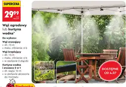 Biedronka Wąż ogrodowy lub kurtyna wodna* oferta
