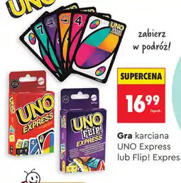Biedronka Gra karciana UNO Express lub Flip! Express oferta