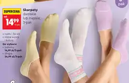 Biedronka Skarpety damskie lub męskie oferta