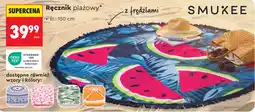 Biedronka Ręcznik plażowy SMUKEE oferta