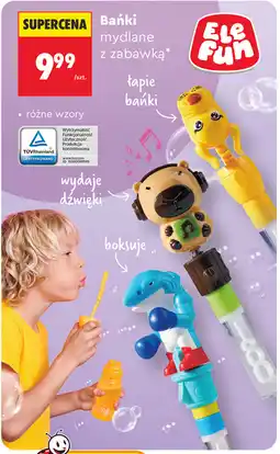 Biedronka Bańki mydlane z zabawką* Ele Fun oferta