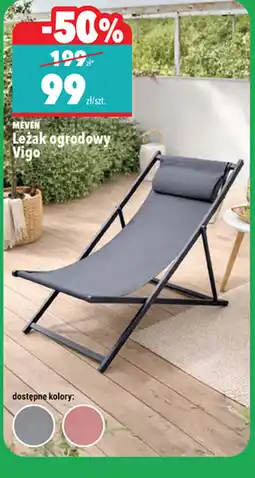 Biedronka MEVEN Leżak ogrodowy Vigo oferta