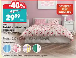 Biedronka Pościel z mikrofibry Harmony oferta