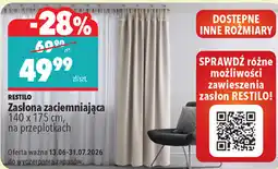 Biedronka Zasłona zaciemniająca RESTILO oferta