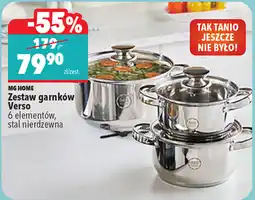 Biedronka Zestaw garnków Verso oferta