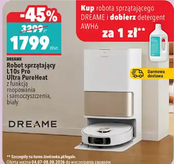 Biedronka Robot sprzątający L10s Pro Ultra PureHeat oferta