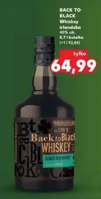 Kaufland BACK TO BLACK Whiskey irlandzka 40% alk. 0,7 l butelka (=1192,84) oferta