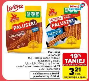 Carrefour Paluszki LAJKONIK oferta