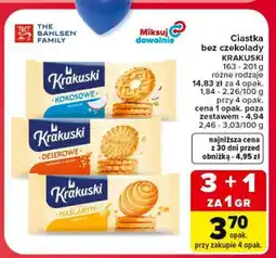 Carrefour Ciastka bez czekolady KRAKUSKI oferta