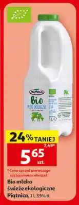Auchan Bio mleko świeże ekologiczne oferta