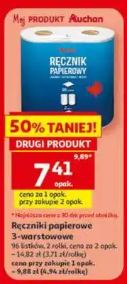 Auchan Ręczniki papierowe oferta
