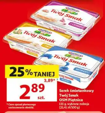 Auchan Serek śmietankowy Twój Smak oferta