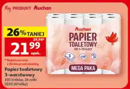 Auchan Papier toaletowy oferta