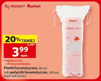 Auchan Płatki kosmetyczne oferta