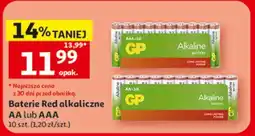 Auchan Baterie Red alkaliczne AA lub AAA oferta