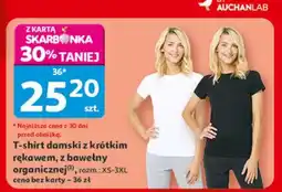 Auchan T-shirt damski z krótkim rękawem oferta