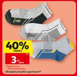 Auchan SKARPETY MĘSKIE SPORTOWE oferta