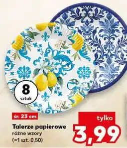 Kaufland Talerze papierowe oferta