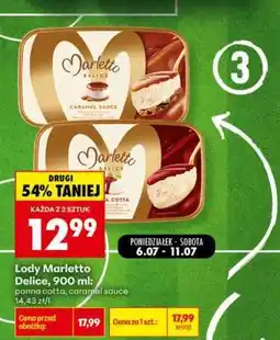 Biedronka Lody Marletto Delice, 900 ml oferta