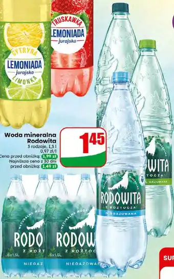 Dino Woda mineralna Rodowita oferta