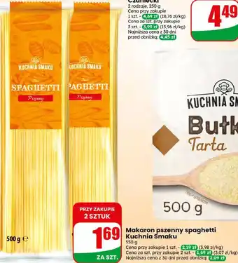 Dino Makaron pszenny spaghetti Kuchnia Smaku oferta