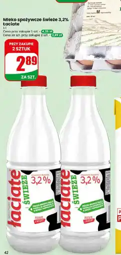 Dino Mleko spożywcze świeże 3,2% Łaciate oferta