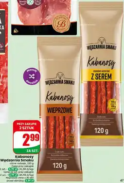 Dino Kabanosy Wędzarnia Smaku oferta