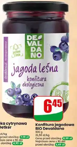 Dino Konfitura jagodowa BIO Devaldano oferta