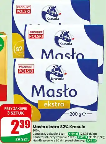 Dino Masło ekstra 82% Krasula oferta