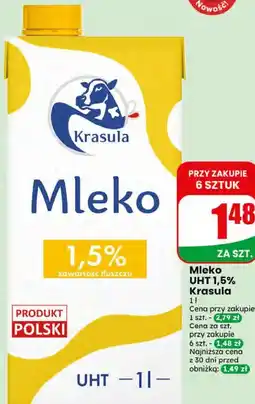 Dino Mleko UHT 1,5% Krasula oferta