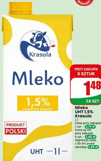 Dino Mleko UHT 1,5% Krasula oferta