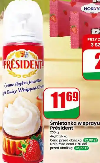 Dino Śmietanka w sprayu Président oferta