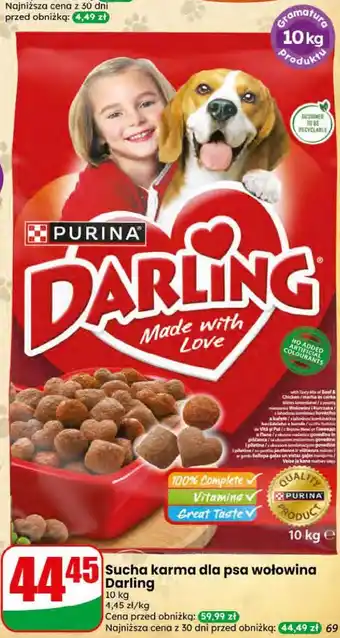 Dino Sucha karma dla psa wołowina Darling oferta