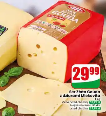 Dino Ser Złota Gouda z dziurami Mlekovita oferta