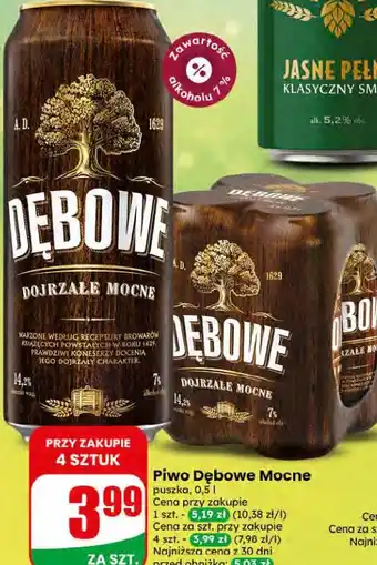 Dino Piwo Dębowe Mocne oferta