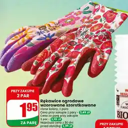 Dino Rękawice ogrodowe wzorowane szorstkowane oferta