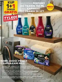 Kaufland Wszystkie perfumy do tkanin 750 ml oraz kapsułki do prania 24 szt. Mill oferta