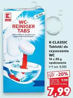 Kaufland K-CLASSIC Tabletki do czyszczenia WC oferta