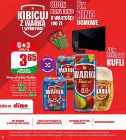 Dino Piwo Warka Radler oferta
