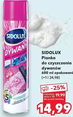 Kaufland Sidolux Pianka do czyszczenia dywanów oferta