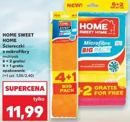 Kaufland HOME SWEET HOME Ściereczki z mikrofibry oferta