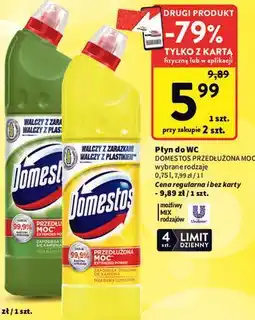 Intermarche Domestos Płyn do WC Przedłużona Moc wybrane rodzaje oferta