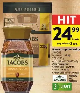 Intermarche Kawa rozpuszczalna JACOBS wybrane rodzaje oferta